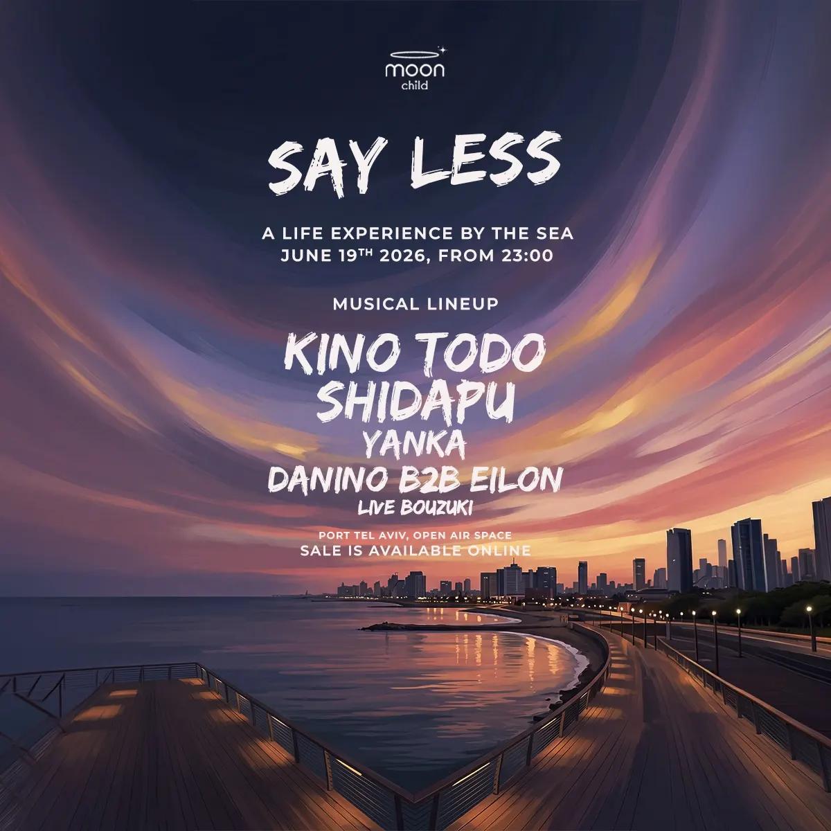 KINO TODO x SHIDAPU • FRIDAY OPEN AIR · תל אביב