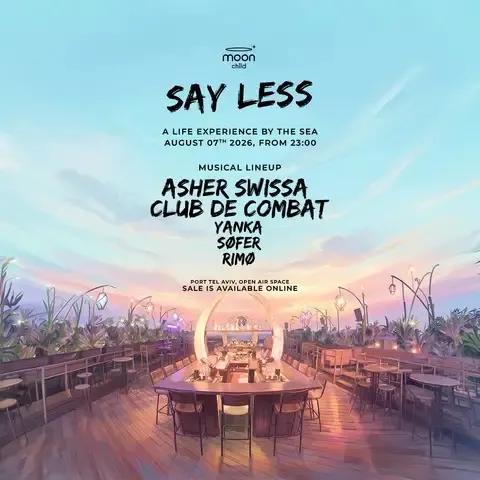 ASHER SWISSA x CLUB DE COMBAT • FRIDAY OPEN AIR · תל אביב
