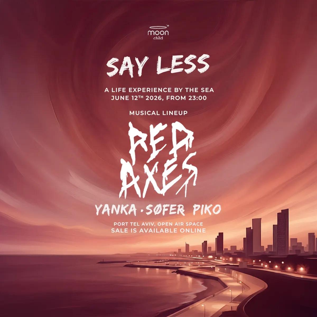 FRIDAY OPEN AIR • RED AXES · תל אביב